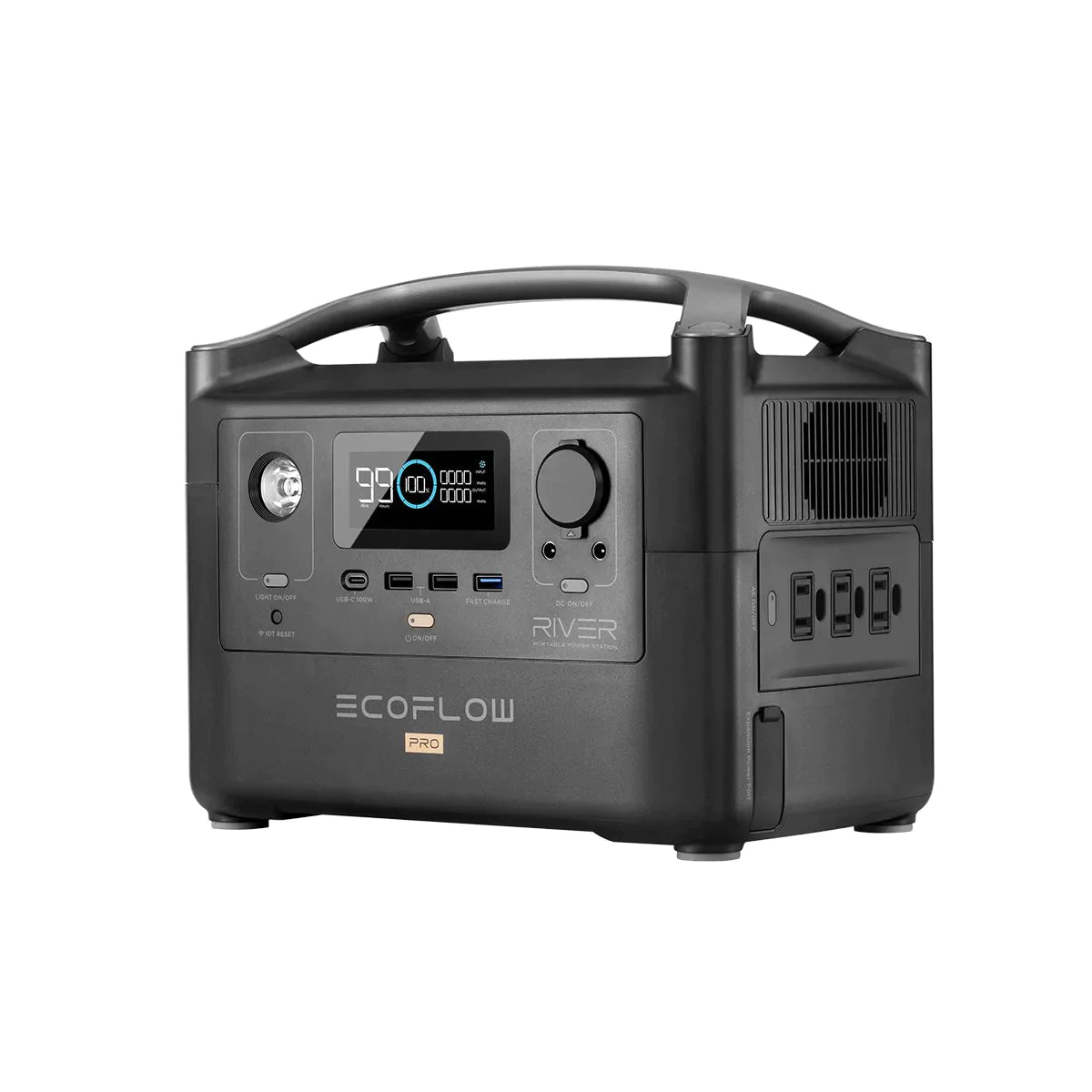 EcoFlow RIVER Pro Portable Power Station 720Wh Generator Certified Refurbished