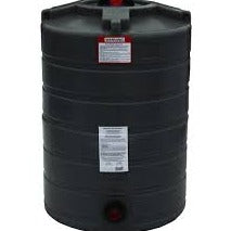 Enduraplas 100 Gallon Black Vertical Water Tank
