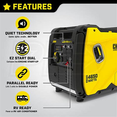 Champion 200992 - 3650 Watt RV Ready Inverter Generator