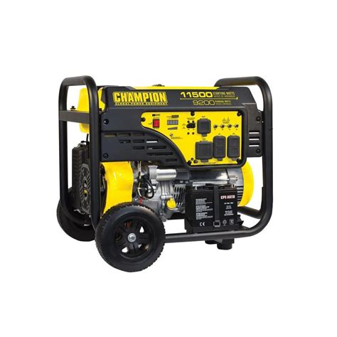 Champion 100110 - 9200 Watt Electric Start Portable Generator