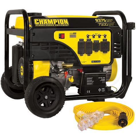 Champion 100693 - 7500 Watt Electric Start Portable Generator w/Convenience Cord