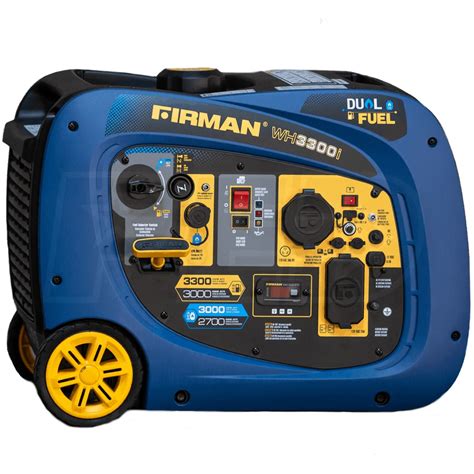 Firman WH03041 - Whisper Series 3000 Watt Dual-Fuel Inverter Generator w/ RV Outlet