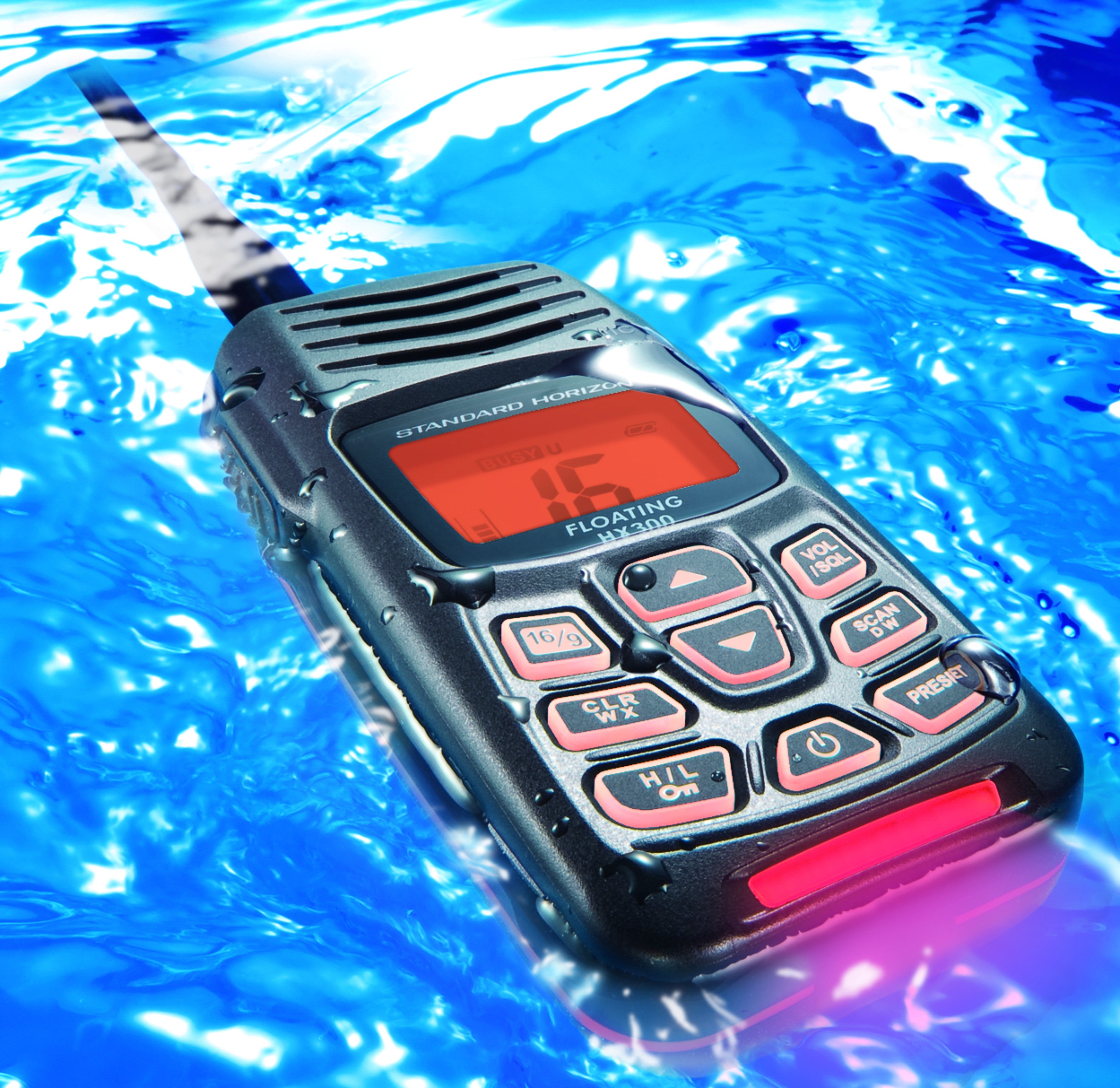 Standard Horizon HX300 6W Compact Floating Marine Handheld Transceiver
