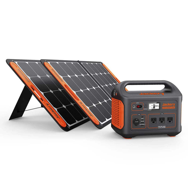 Jackery Solar Generator 1000 (Jackery 1000 + 2 x SolarSaga 100W)