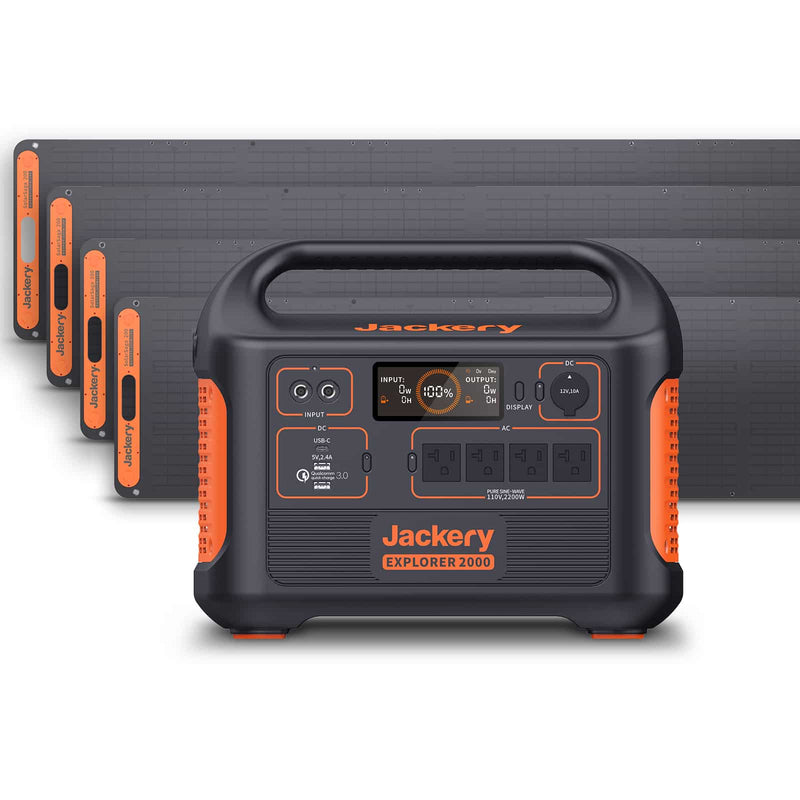 Jackery Solar Generator 2000 (Jackery 2000 + 4 x SolarSaga 200W)