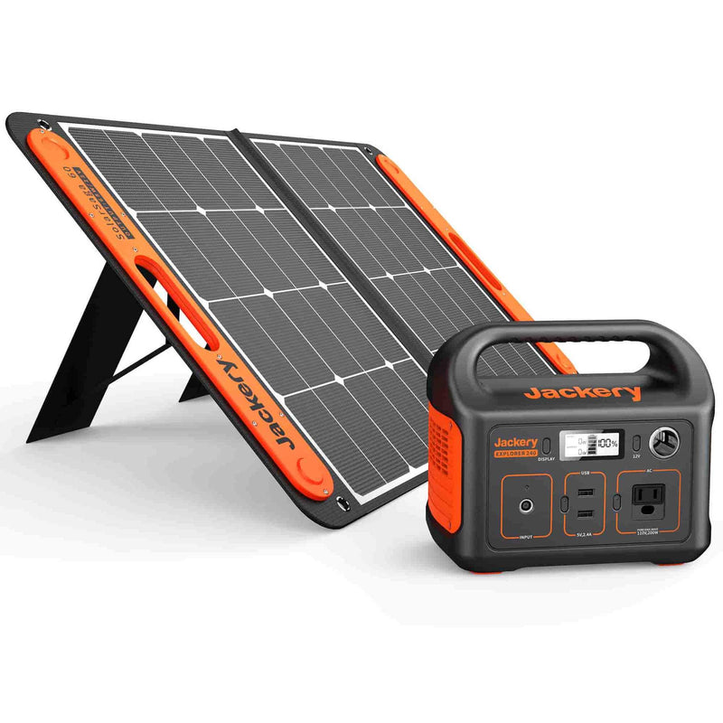Jackery Solar Generator 240 (Explorer 240 + SolarSaga 100W)