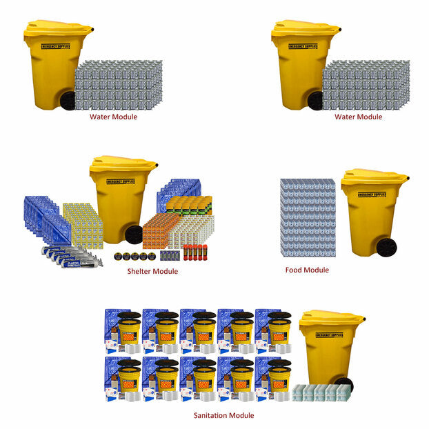 School Emergency Kit - Full Modular Set (200 Students)