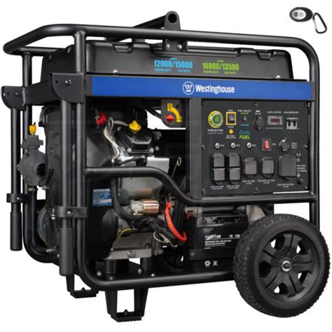 Westinghouse WGen12000 - 12000 Watt Electric Start Portable Generator w/ Wireless Remote Start