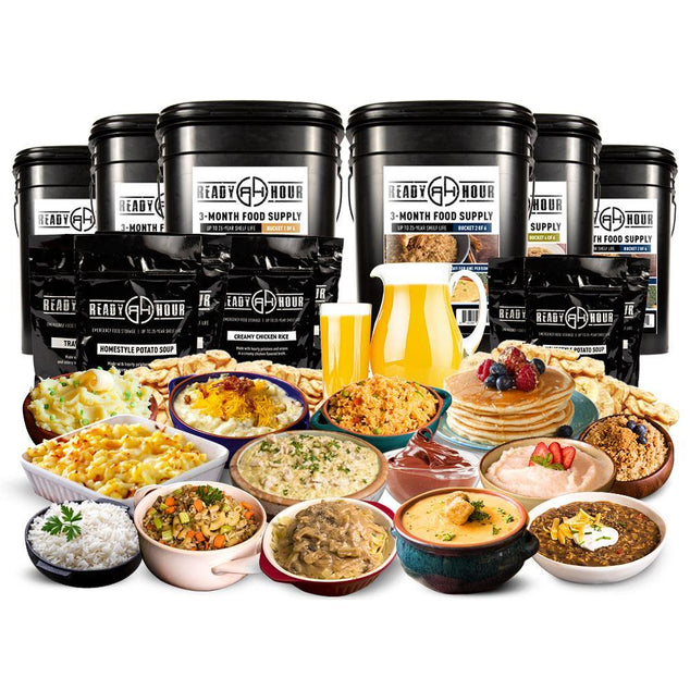 Ready Hour 3-Month Emergency Food Supply (2,000+ calories/day)