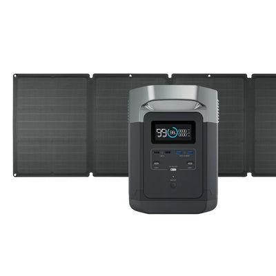 EcoFlow DELTA + 110W Portable Solar Panel 1300